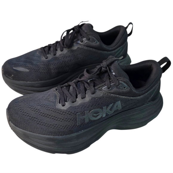 Hoka Bondi 8 Black Running Non Marking Shoes Men\'s Size 9 main image 14